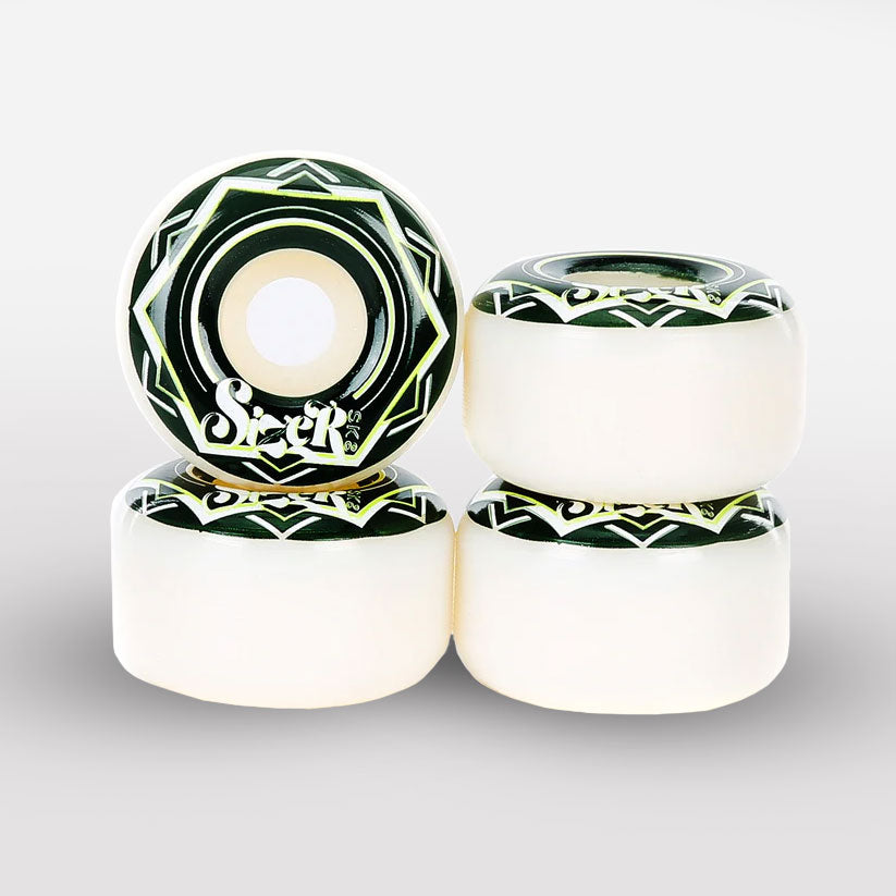 Set of four skateboard wheels