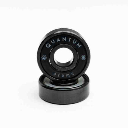 Two black bearings with 'Quantum' branding on a white background